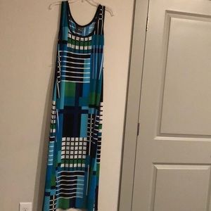 Sleeveless ankle length dress